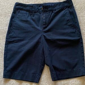 Polo by Ralph Lauren Women’s Dark Blue Flat Front Shorts